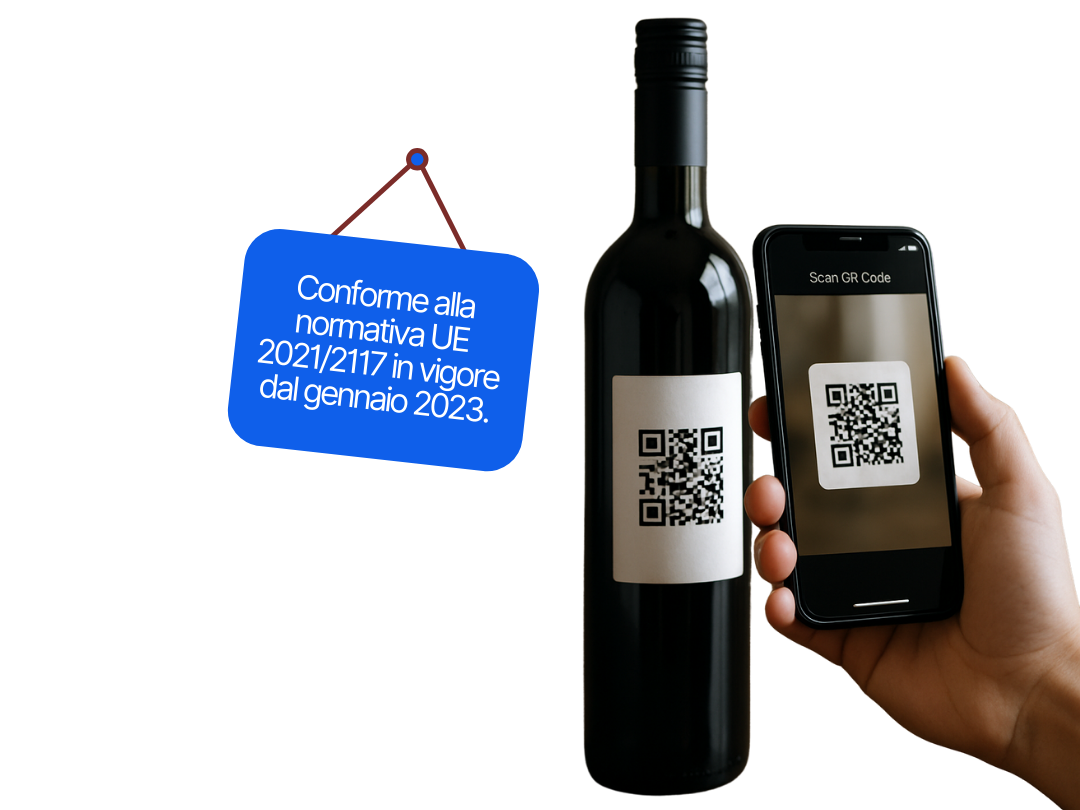 QR Code etichetta vino normativa UE